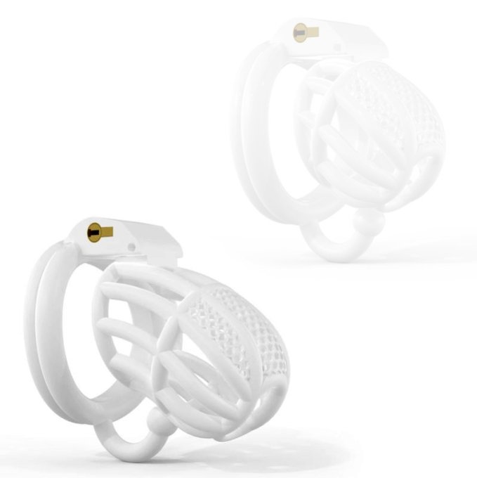 Cage de chasteté FILLY HOOK M 7.5 x 3.1 cm Blanche