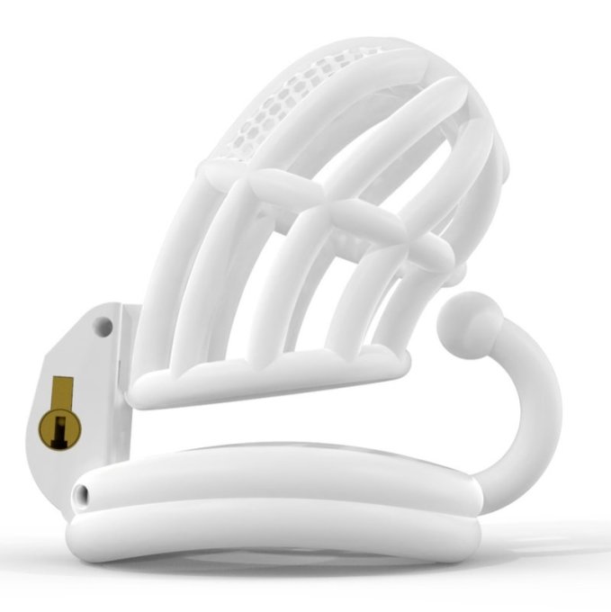 Cage de chasteté FILLY HOOK M 7.5 x 3.1 cm Blanche