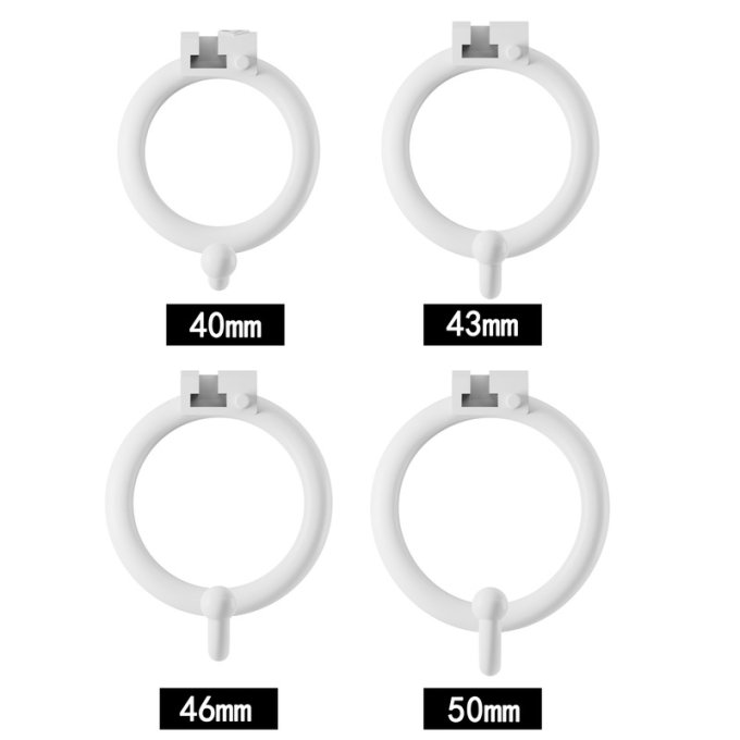 Cage de chasteté Filly Hook S 5.5 x 3.1cm Blanche