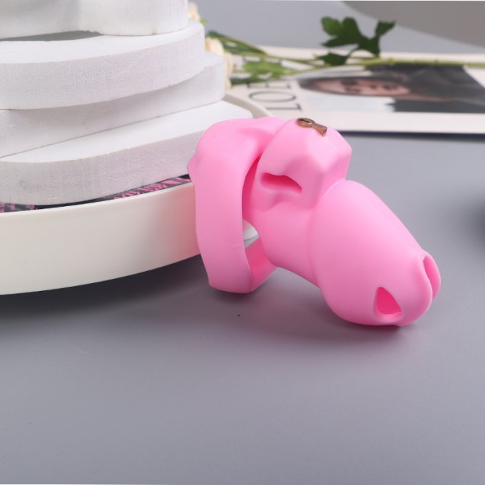 Cage de Chasteté Flexty S 9 x 3.5cm Rose