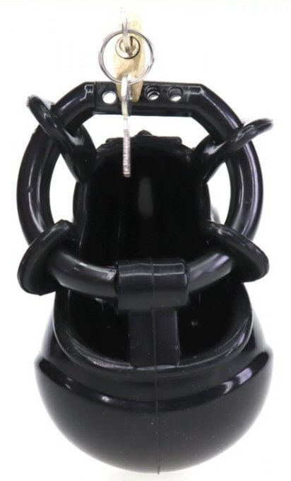 Cage de chasteté Full Egg 7.7 x 2.8cm Noire