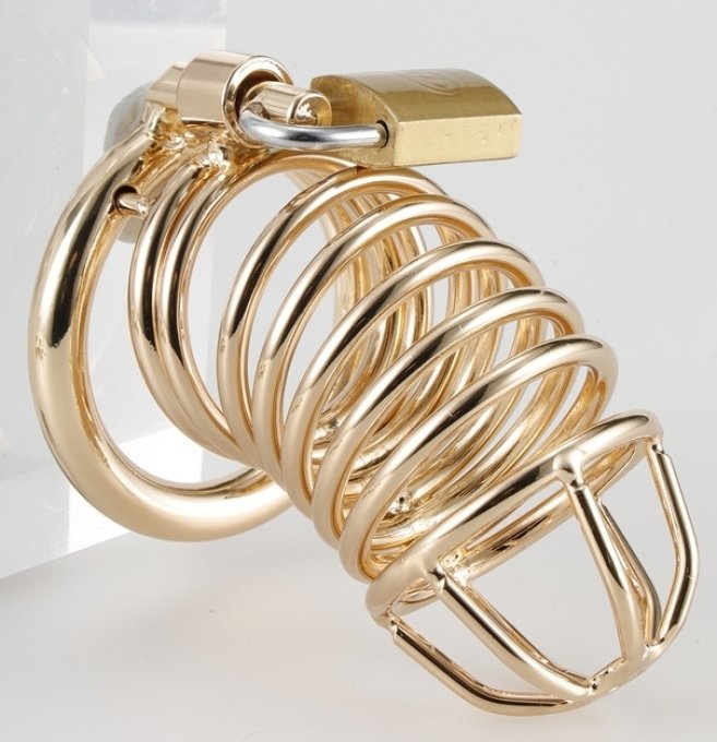 Cage de Chasteté Golden Bird 9 x 3.5cm