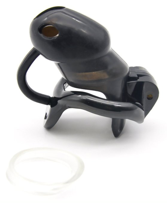 Cage de chasteté Karty 9 x 3.1cm Noire