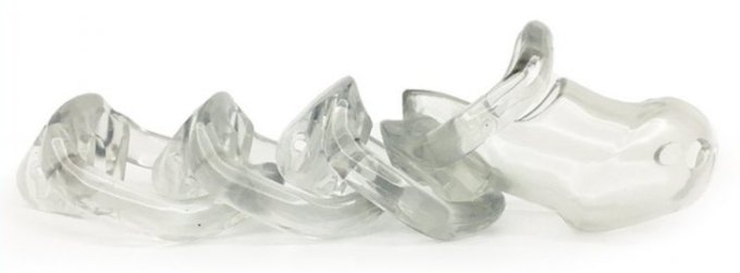 Cage de chasteté Lock Up 9.4 x 3.2cm Transparente