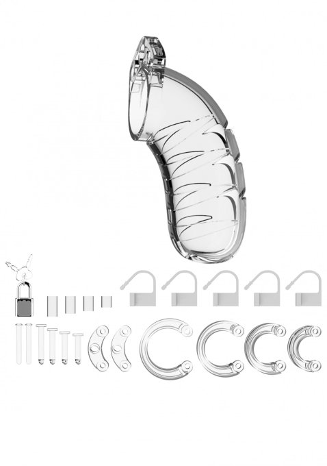 Cage de chasteté ManCage Modèle 04 11 x 3.5 cm Transparente