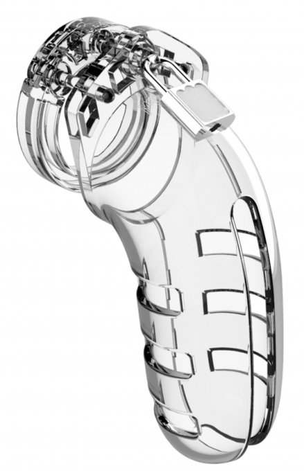 Cage de chasteté ManCage Modèle 06 14 x 4.5cm Transparente