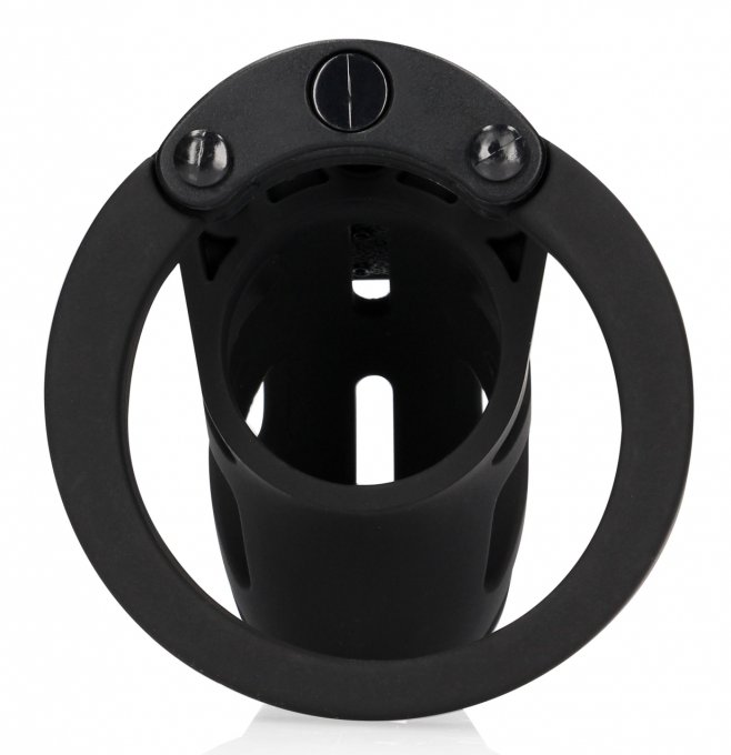 Cage de chasteté ManCage Modèle 23 - 6.5 x 3.5cm Noire