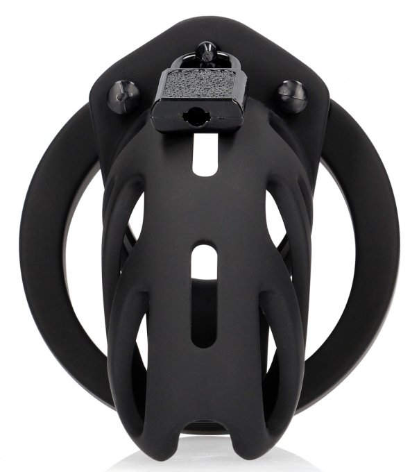 Cage de chasteté ManCage Modèle 24 - 9 x 3.5cm Noire