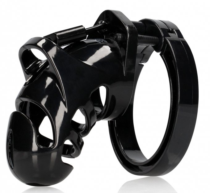 Cage de chasteté ManCage Modèle 25 - 9 x 3.5cm Noire