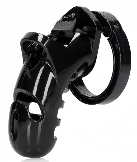 Cage de chasteté ManCage Modèle 26 - 11.5 x 3.5 cm Noire
