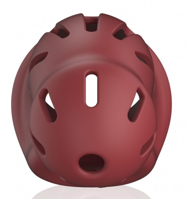 Cage de chasteté ManCage Modèle 28 - 9.5 x 3.5cm Rouge