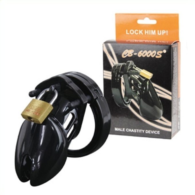 Cage de chasteté MINI LOCKY 6 x 3.2 cm Noire