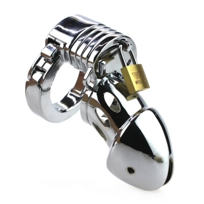 Cage de chasteté Modula métal 9 x 3.5 cm