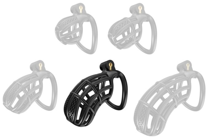 Cage de Chasteté Nexia XL 10 x 3.4 cm Noire