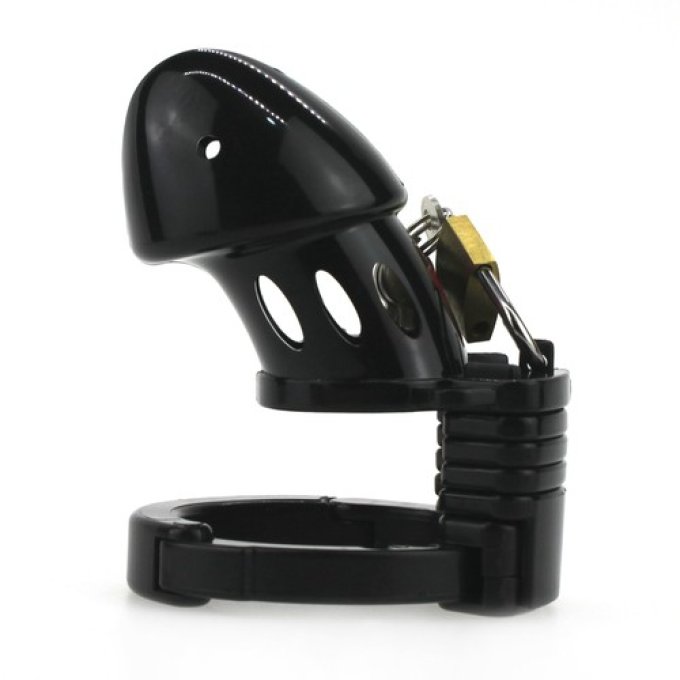 Cage de chasteté PIQUE 10 x 3.5 cm Noire
