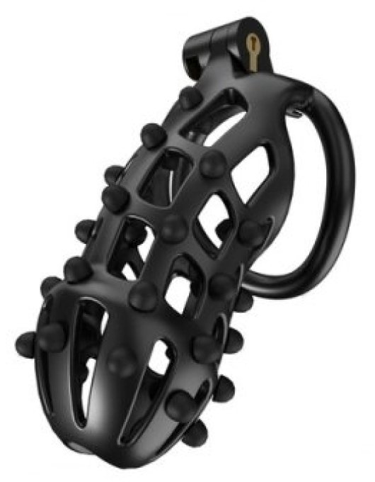 Cage de chasteté Point Up XXL Noire 12 x 4cm
