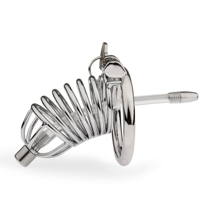 Cage de chasteté Reegik avec Tige d'urètre 8.5 x 3.5cm
