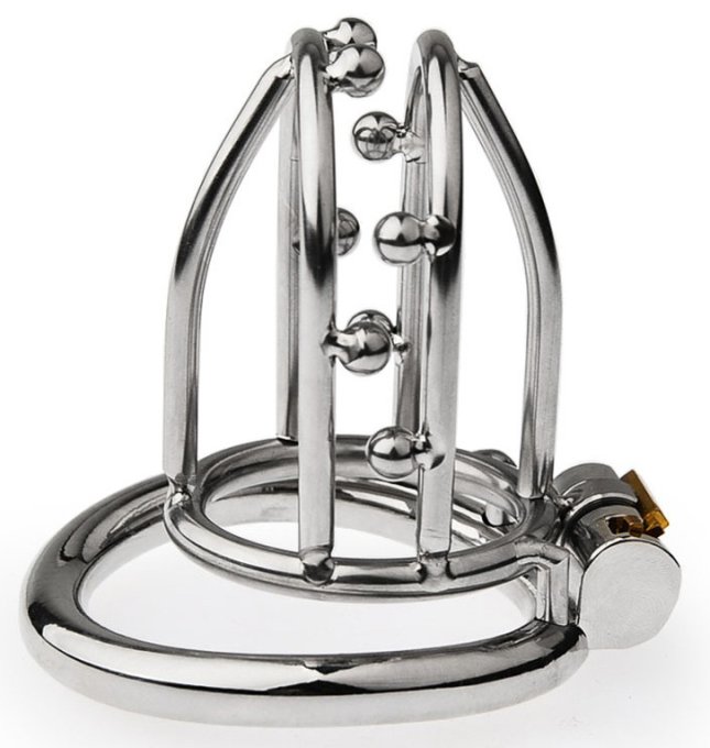 Cage de chasteté Right Pearly 7 x 3.5cm