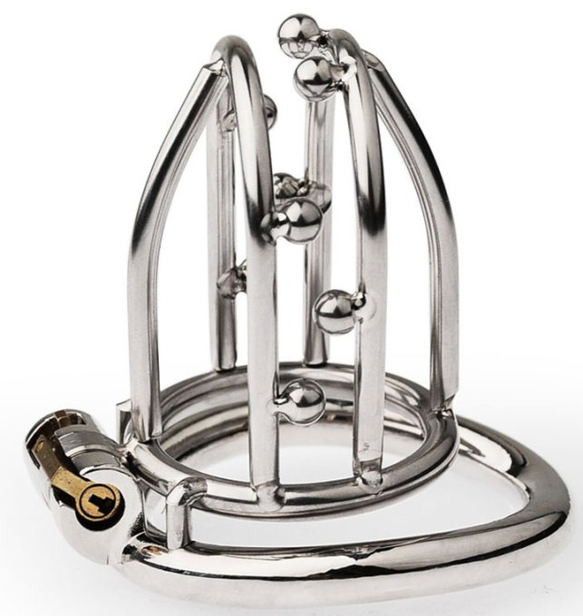 Cage de chasteté Right Pearly 7 x 3.5cm