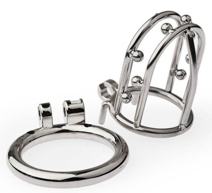 Cage de chasteté Right Pearly 7 x 3.5cm