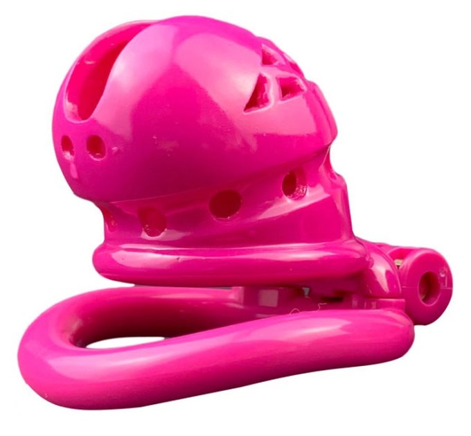 Cage de chasteté Sex Slave M 6.5 x 3.5cm Rose