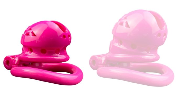 Cage de chasteté Sex Slave S 5 x 3.4cm Rose