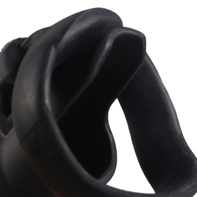 Cage de Chasteté Silicone Flexty S 9 x 3.5cm Noire