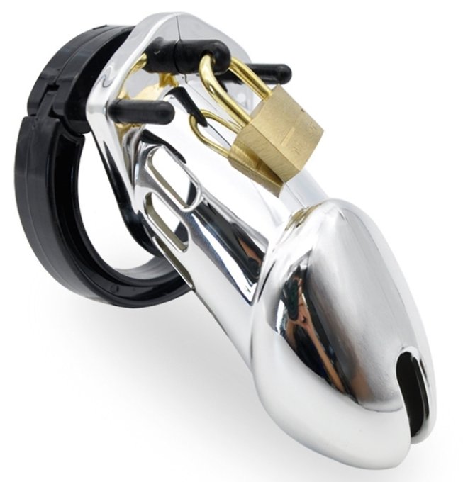 Cage de chasteté Silver Argentée