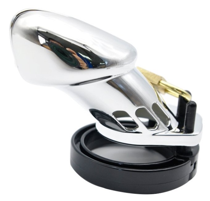 Cage de chasteté Silver Argentée