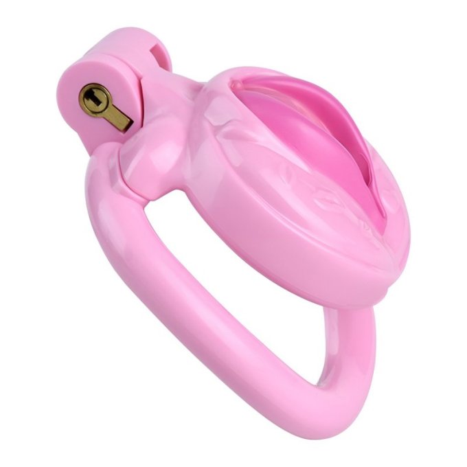 Cage de Chasteté Sissy Kiss 3.5 x 3.8cm Rose