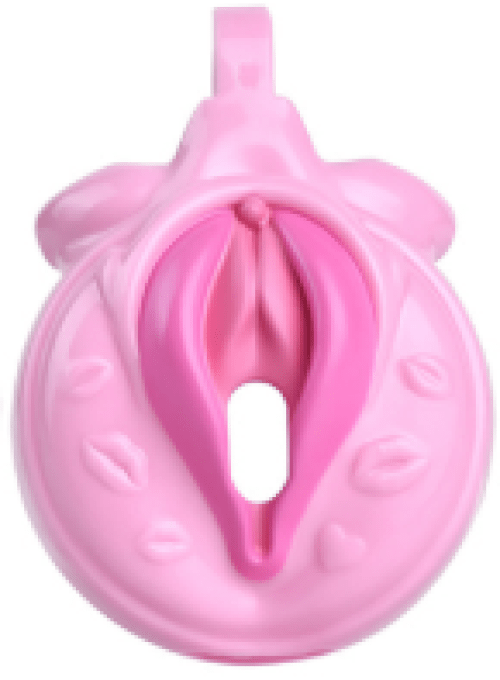 Cage de Chasteté Sissy Kiss 3.5 x 3.8cm Rose