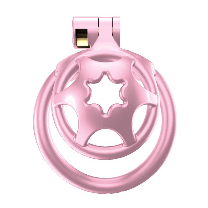Cage de chasteté SISSY STAR 3 x 3.4 cm Rose