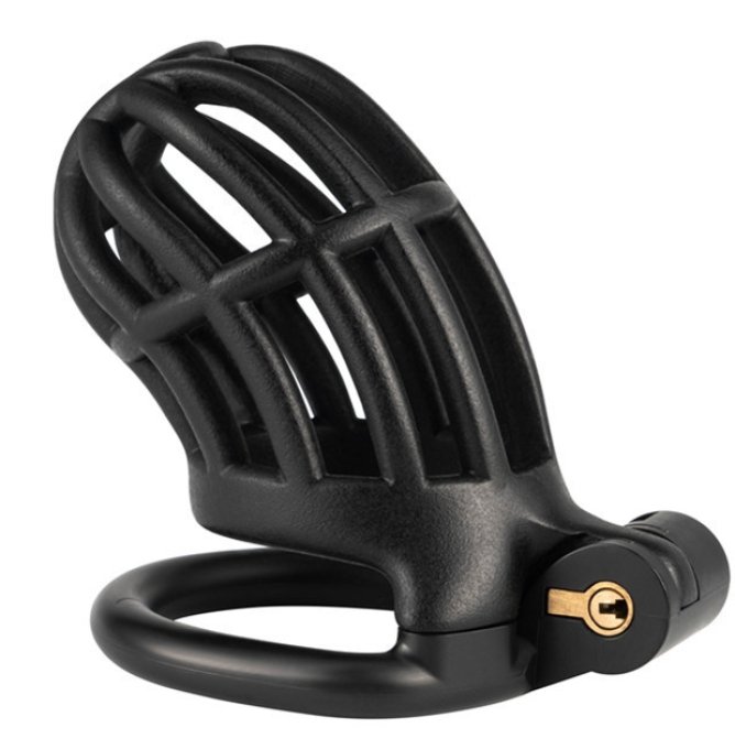 Cage de chasteté Slutypig 8 x 3.3cm Noire