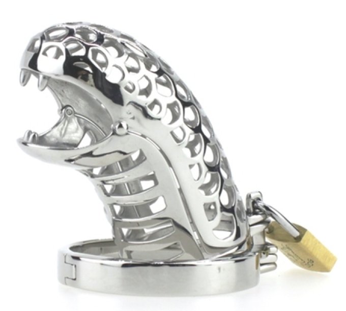 Cage de chasteté Snake Head 7.5 x 3.2 cm