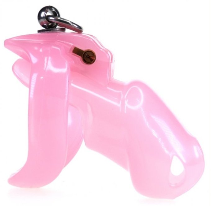 Cage de chasteté Stop This 9 x 3cm Rose