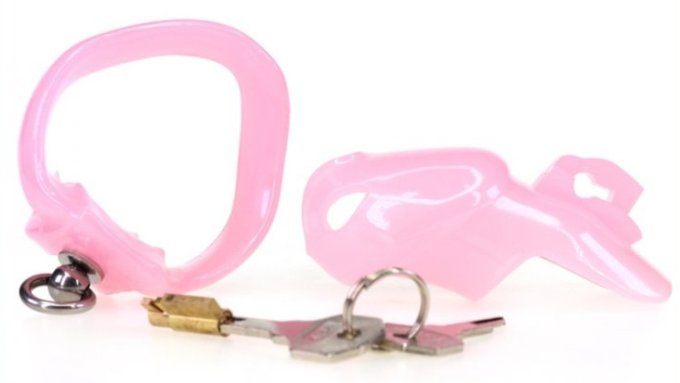 Cage de chasteté Stop This 9 x 3cm Rose