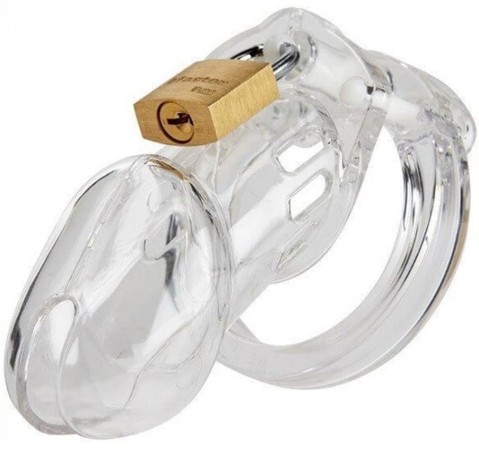 Cage de chasteté Transparente