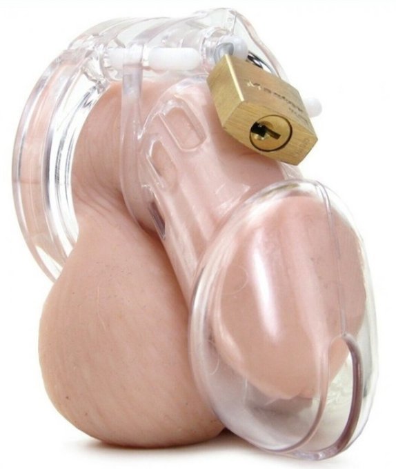 Cage de chasteté Transparente