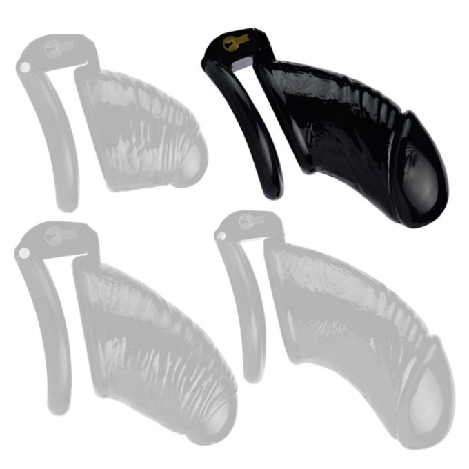 Cage de chasteté Worle L 11 x 3.7 cm Noire