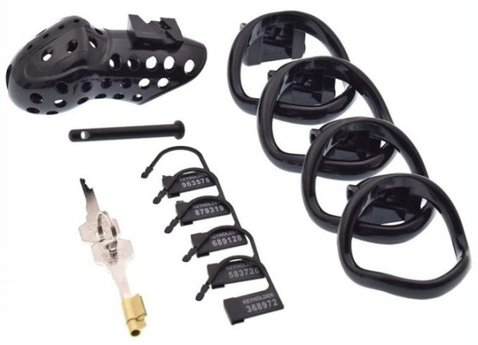 Cage de chasteté XGuard 10 x 3cm Noir