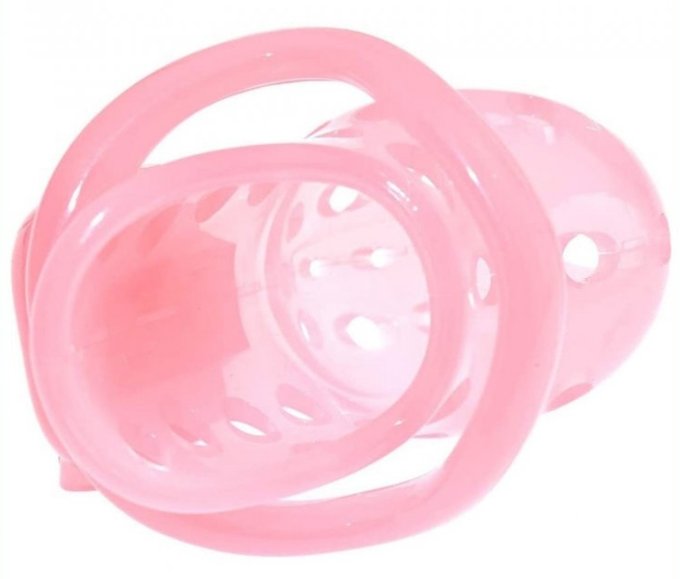 Cage de chasteté XGuard 10 x 3cm Rose
