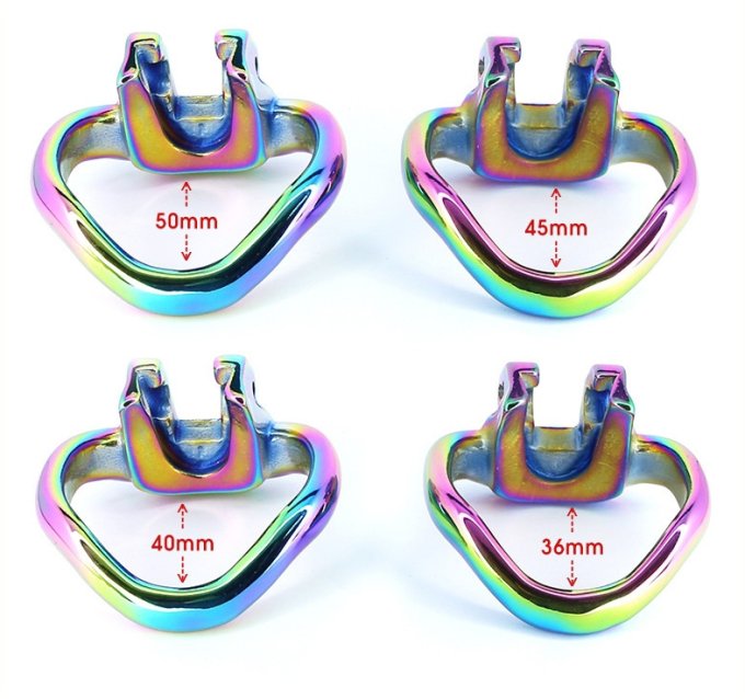Cage en métal RAINBOW 5.5 x 3.3cm