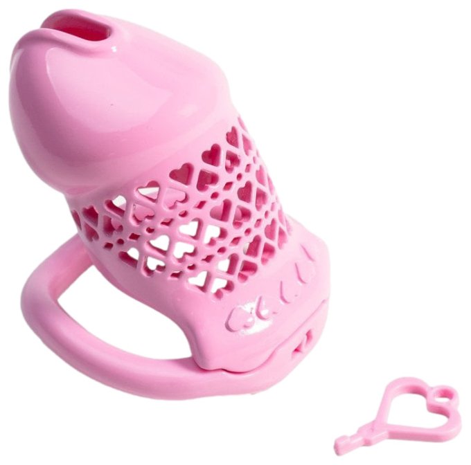 Cage Fivheart 8 x 3.2 cm Rose