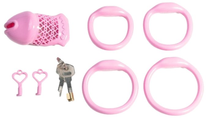 Cage Fivheart 8 x 3.2 cm Rose