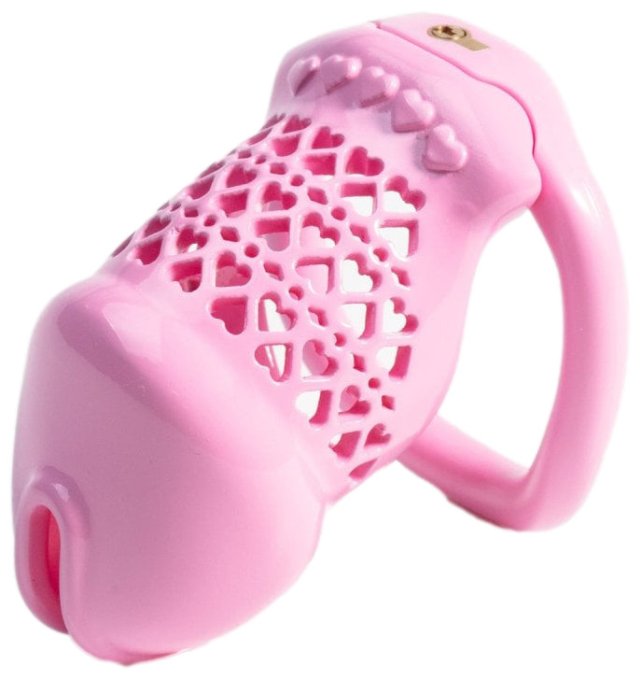 Cage Fivheart 8 x 3.2 cm Rose