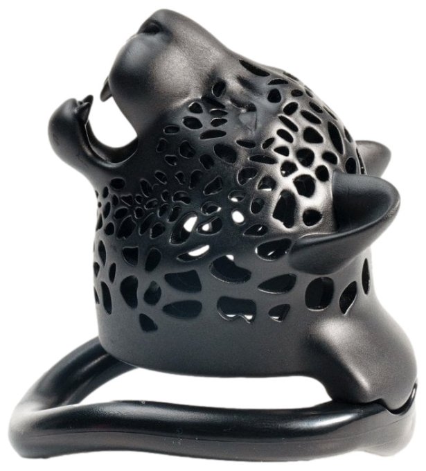 Cage Léopard 7 x 3.3 cm Noire