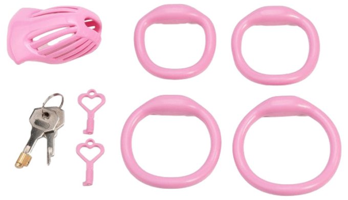 Cage Lineath 6 x 3.2 cm Rose