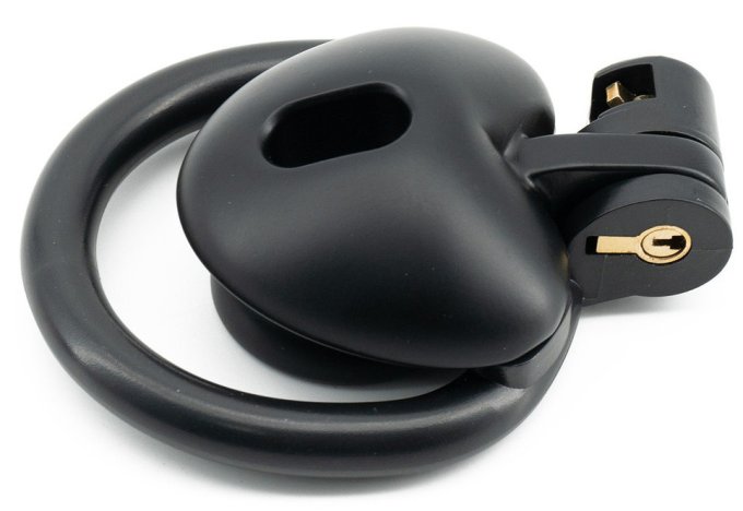 Cage Mini Heart 0.5 x 2.6 cm Noire