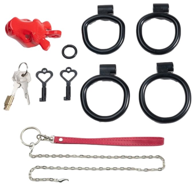 Cage Minodick 6 x 3 cm Rouge