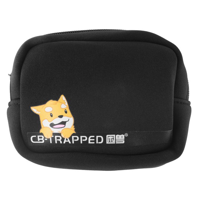 Cage Puppy 4.5 x 3.2 cm Noir-Rose